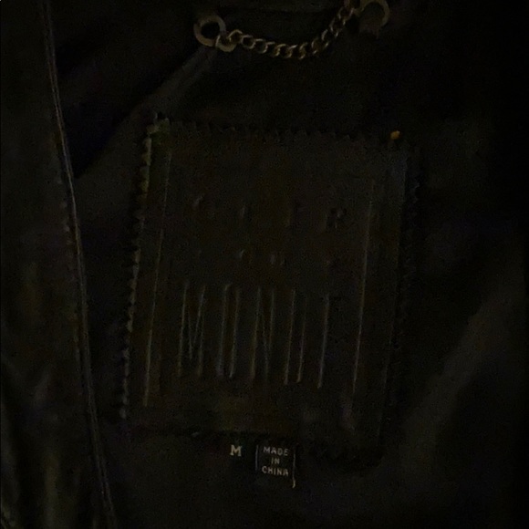 Cuir Du Monde Medium black leather vest - Picture 2 of 2